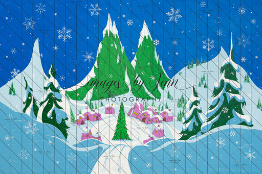 Christmasville Hand Painted Drop