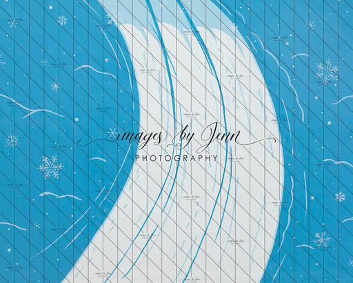 Christmasville Hand Painted Fabric Floor