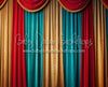 Circus Red Curtains Simple (JA)