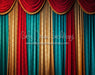 Circus Red Curtains Simple (JA)