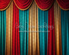 Circus Red Curtains Simple (JA)