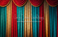 Circus Red Curtains Simple (JA)
