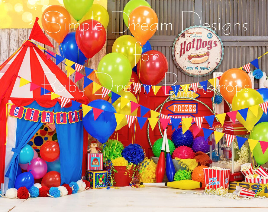 Circus Town 8x10 SD Fleece