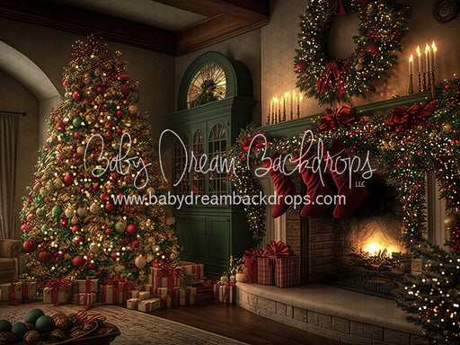 Classic Christmas Fireplace Lights (BD)