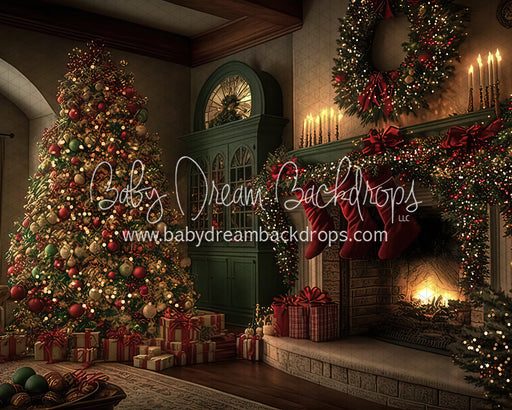 Classic Christmas Fireplace Lights (BD)