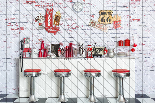 Classic Diner with Stools (JG)