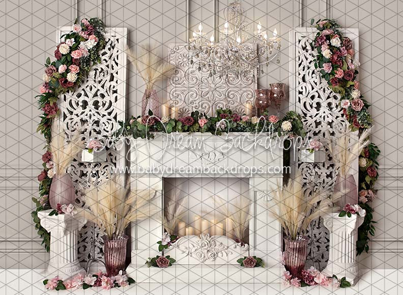 Classy Spring Mantel (BS)