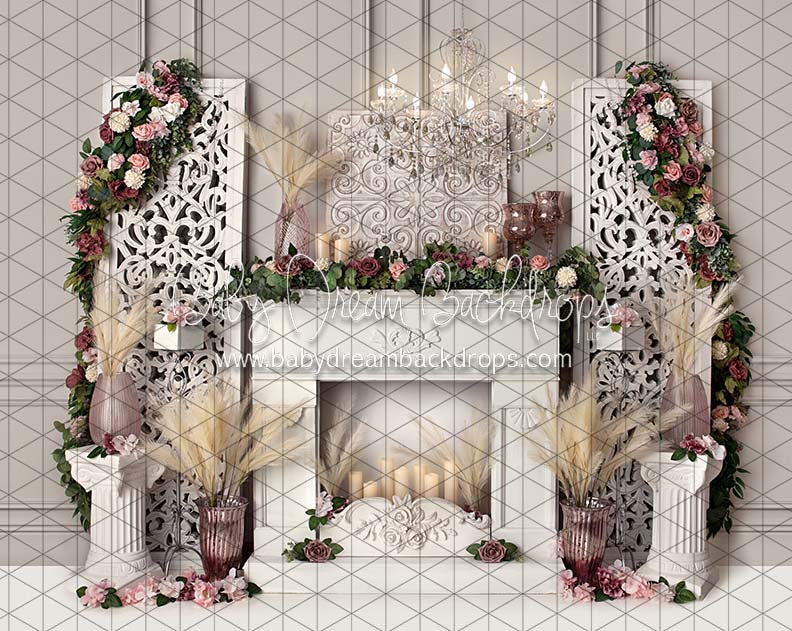 Classy Spring Mantel (BS)