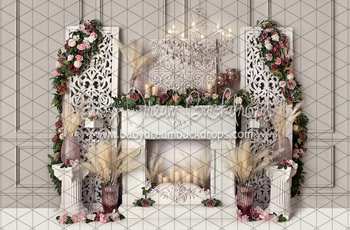 Classy Spring Mantel (BS)