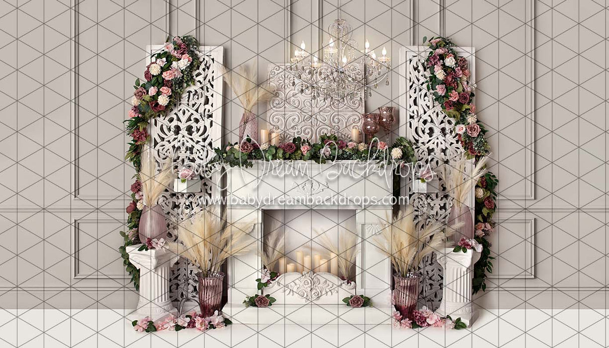 Classy Spring Mantel (BS)