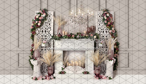 Classy Spring Mantel (BS)