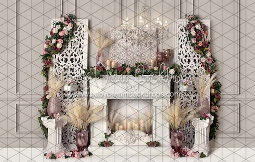 Classy Spring Mantel (BS)