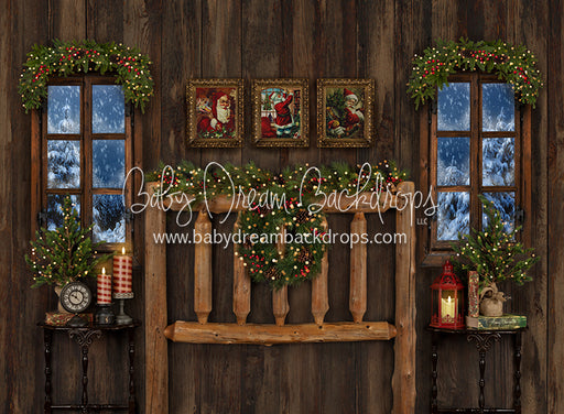 Claus Corner Deluxe Frames Headboards Lights (Twin)