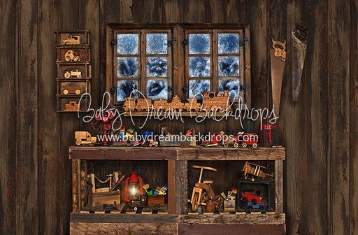 Claus Corner Toy Shelves