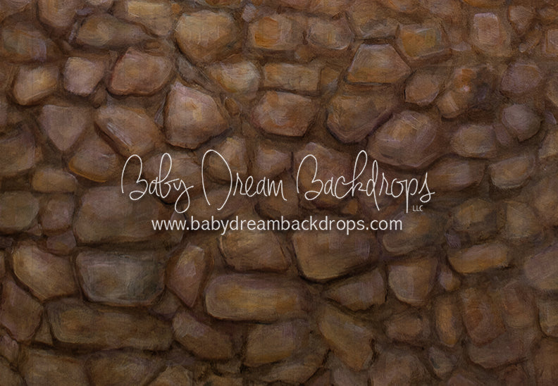 Cobblestone Art Fabric Drop