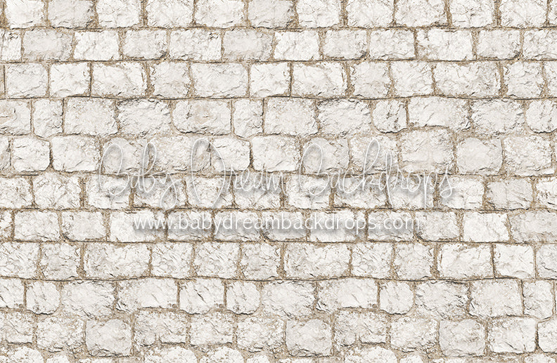 Cobblestone White Washed Floor