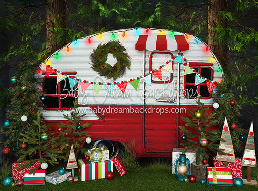 Colorful Christmas Camper (No Lights) 