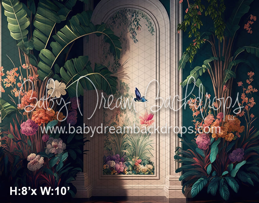 Colorful Painted Tropical Wall (MD)