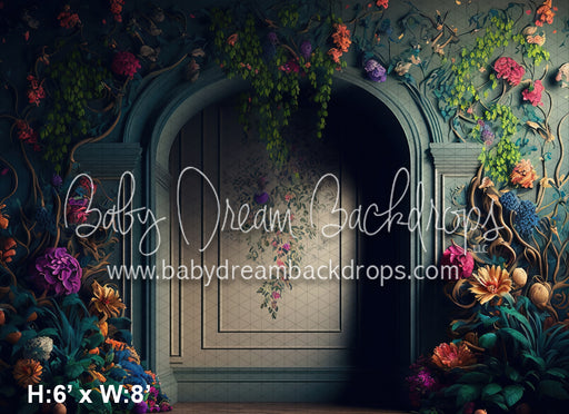 Colorful Summer Floral Wall (MD)