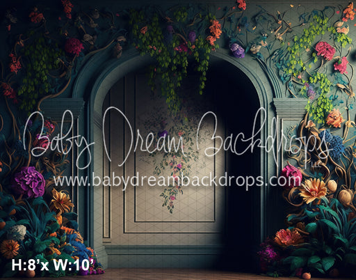 Colorful Summer Floral Wall (MD)