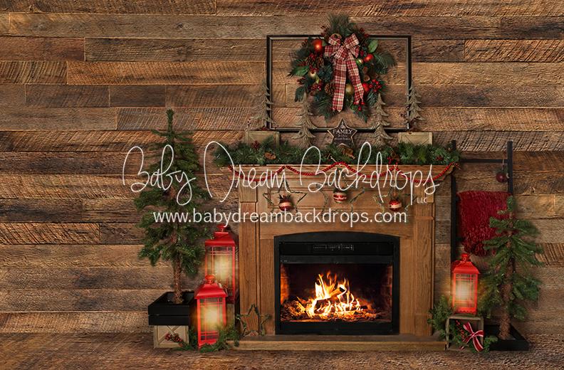 Comfy Cabin Fireplace