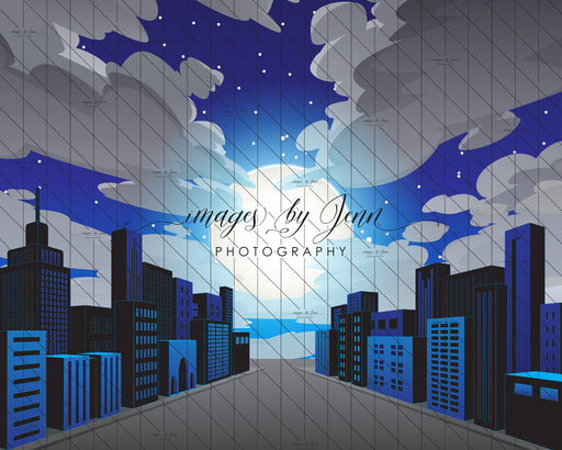 Comic Night Sky Blue Drop (JG)