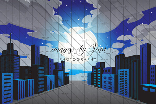 Comic Night Sky Blue Drop (JG)