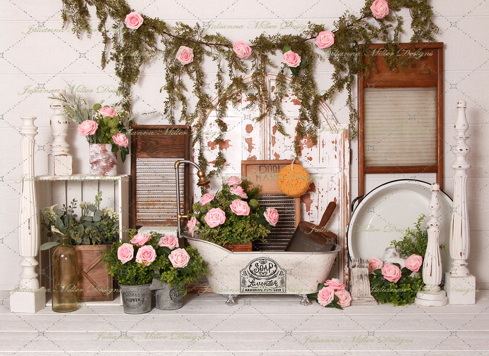 Cottage Bath Rosey Pink