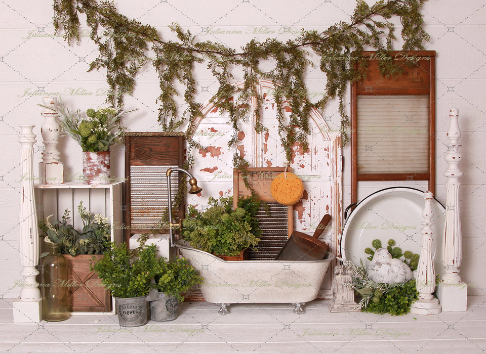 Cottage Bath Simple White