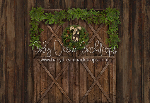 Cottage Christmas Barn Doors 