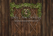 Cottage Christmas Barn Doors (Lights)