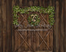 Cottage Christmas Barn Doors (Lights)