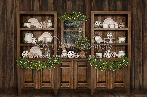 Cottage Christmas Kitchen Lights