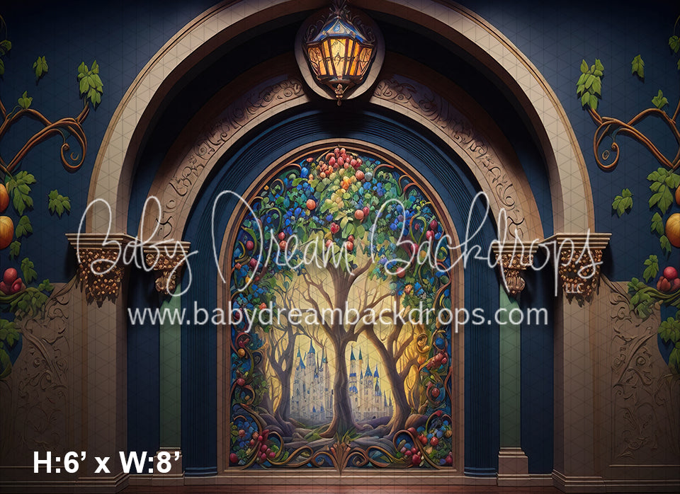 Cottage Princess Painted Ballroom Wall (MD)