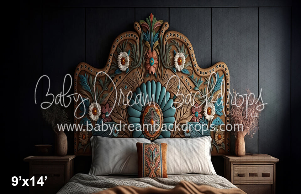 Country Floral Boho Headboard (SM) 