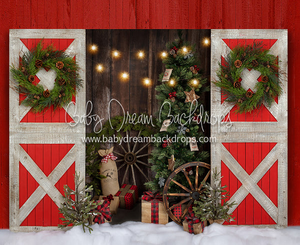 Country Christmas Barn