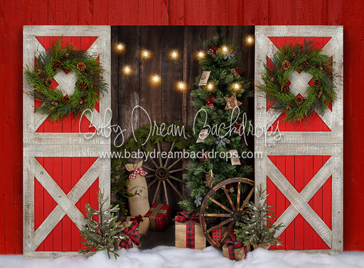 Country Christmas Barn
