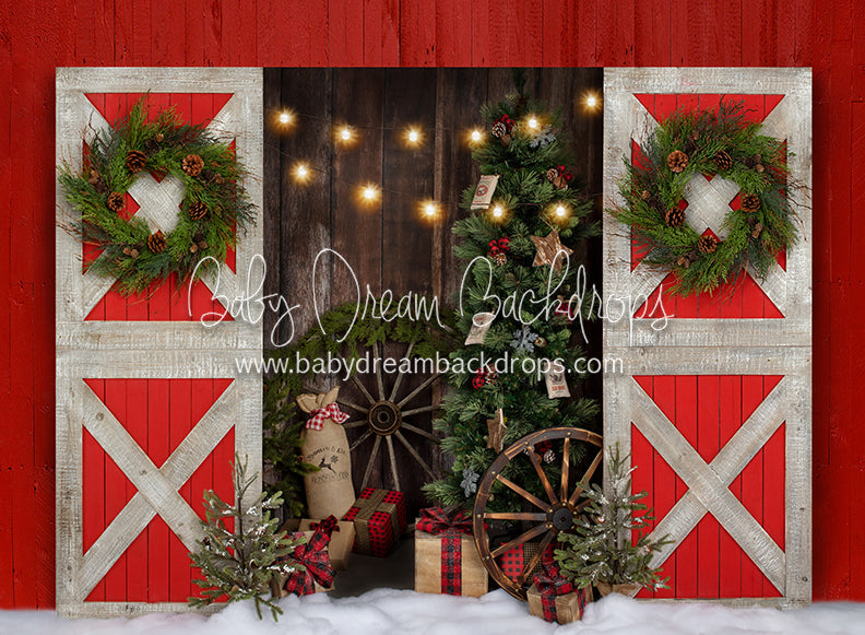 Country Christmas Barn
