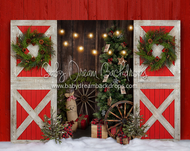 Country Christmas Barn