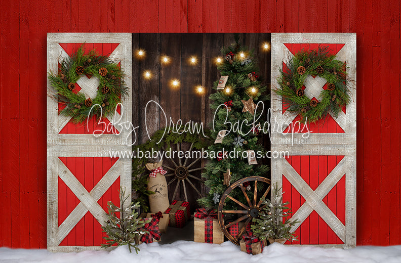 Country Christmas Barn