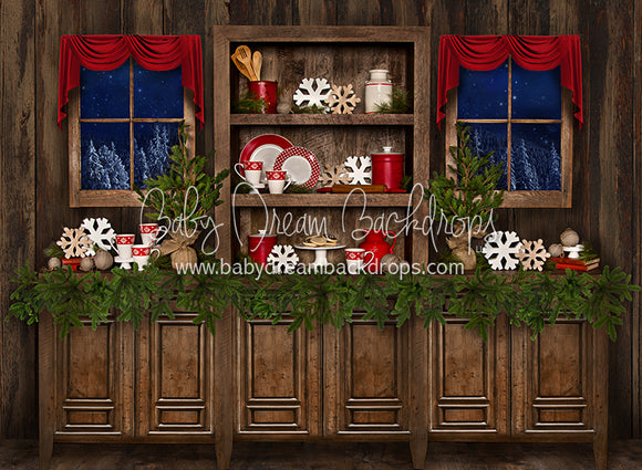 Country Christmas Kitchen