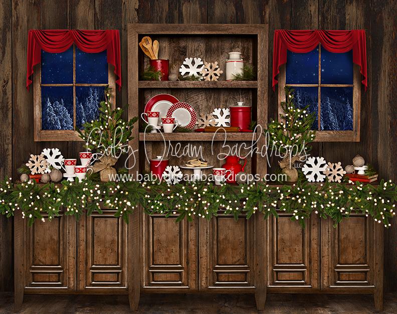 Country Christmas Kitchen Lights