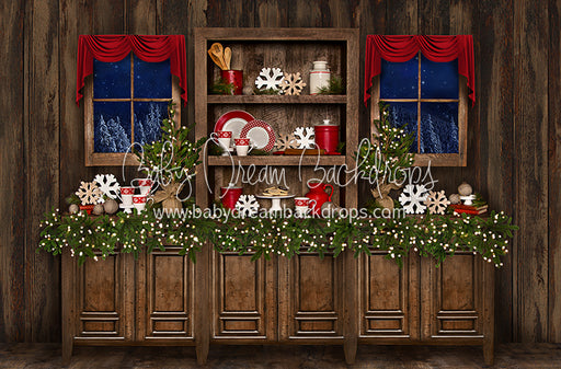 Country Christmas Kitchen Lights