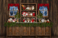 Country Christmas Kitchen (Claus Corner Window) 