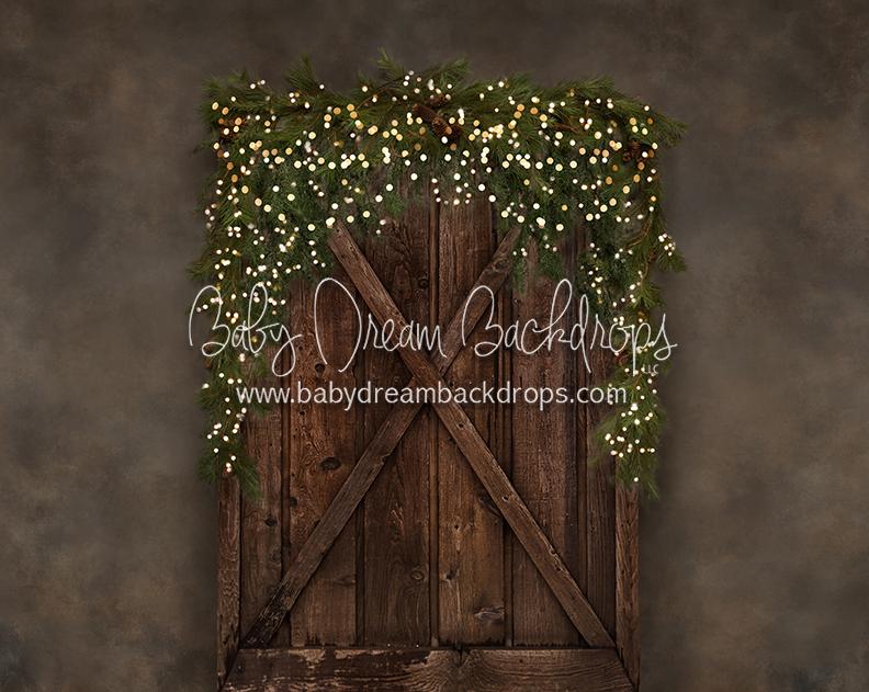 Country Yuletide Door (Lights)