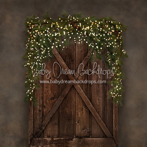 Country Yuletide Door (Lights)