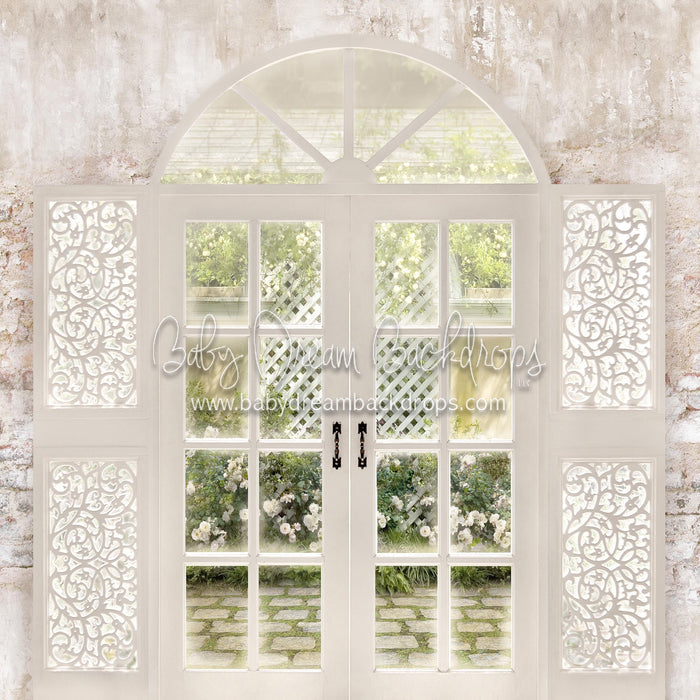 X Drop courtyard view