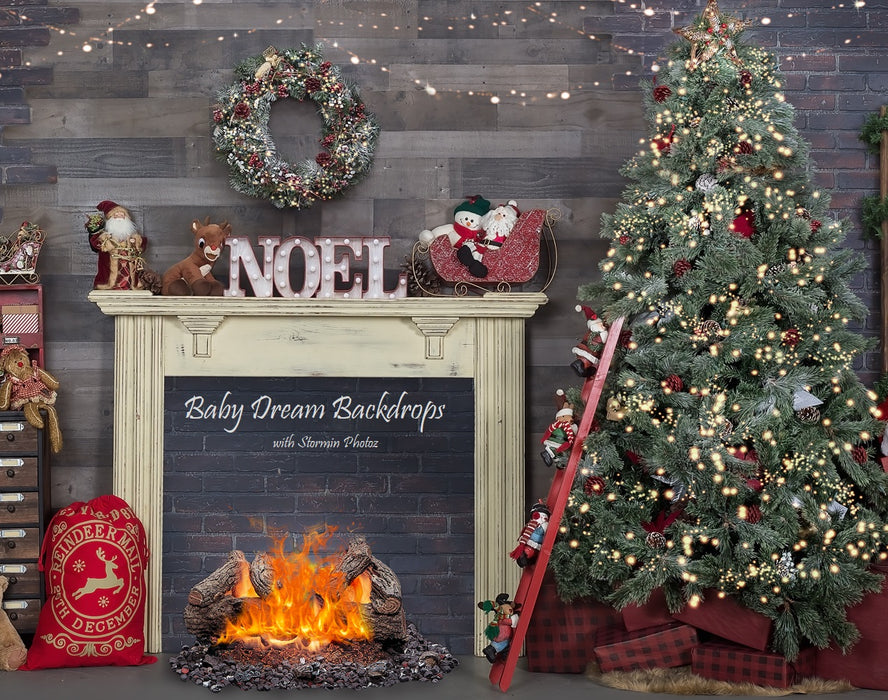 Cozy Christmas Fire Lights