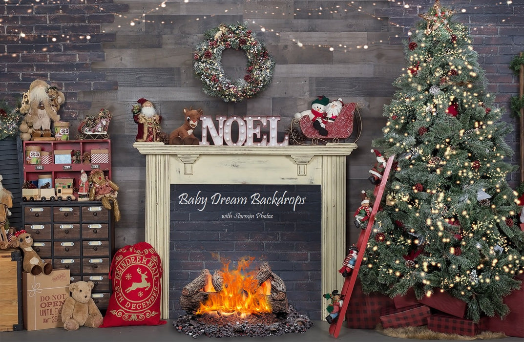 Cozy Christmas Fire Lights