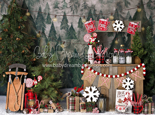 Cozy Cocoa Stand - 6x8 - BS  